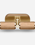 ARTISAN Fenster T-Bar Griff / AWTH Gold & Natürliches Eichenholz