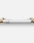 white marble and gold furniture hardware